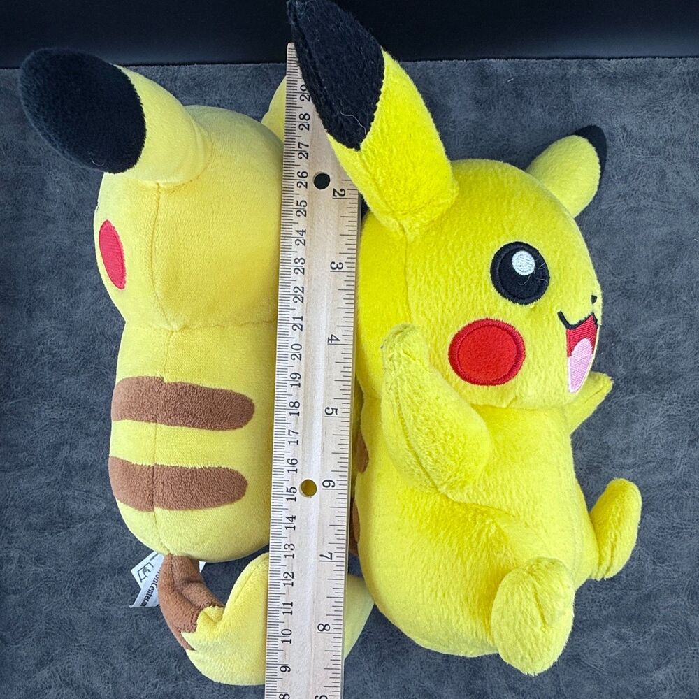 Lot of Five (5) Plush Toys Two Pikachu The Odd 1'S Out Poop Among Us - Picture 8 of 11